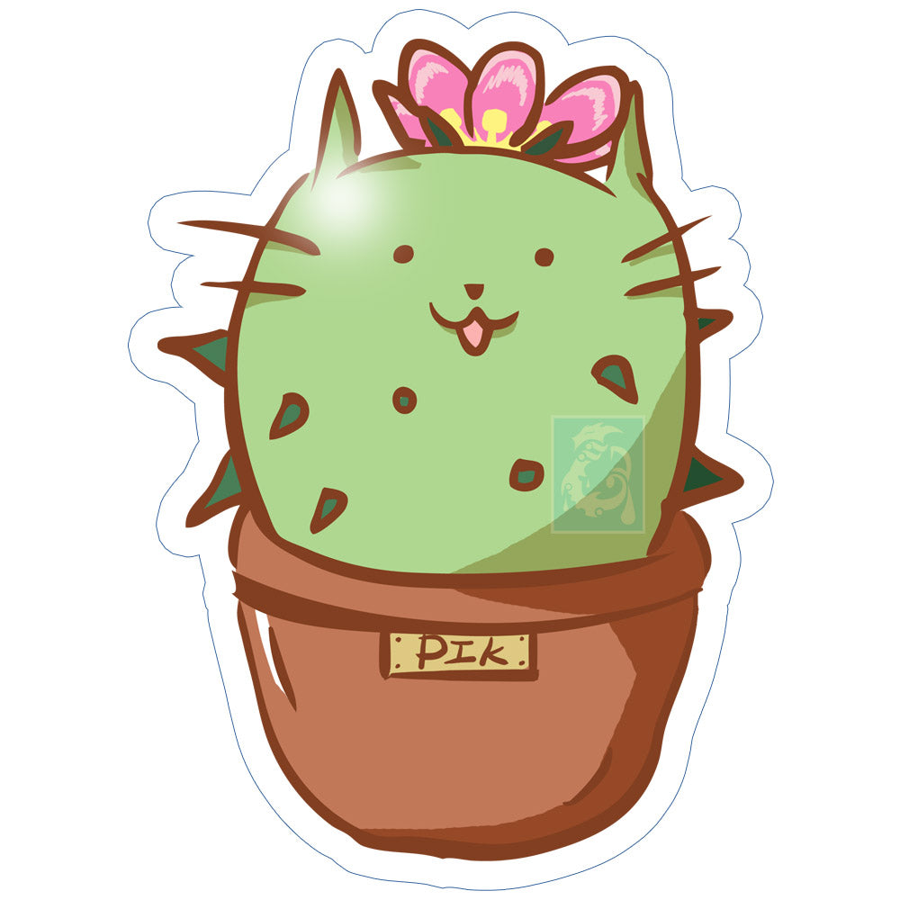 Pik the Cactus Sticker